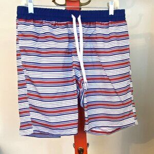 Carbon Red, White, and Blue Swimwear